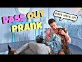 Pass Out Prank On Boyfriend *Cute Reaction*