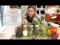 Make produce last longer  reduce waste  tips and tricks