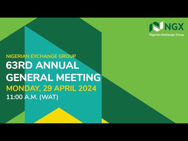 NGX Group's 63rd Annual General Meeting