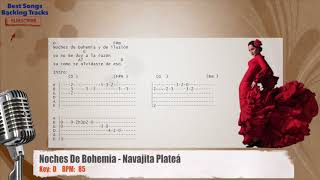 🎙 Noches De Bohemia (Slow Flamenco) - Navajita Plateá Vocal Backing Track with chords and lyrics screenshot 5