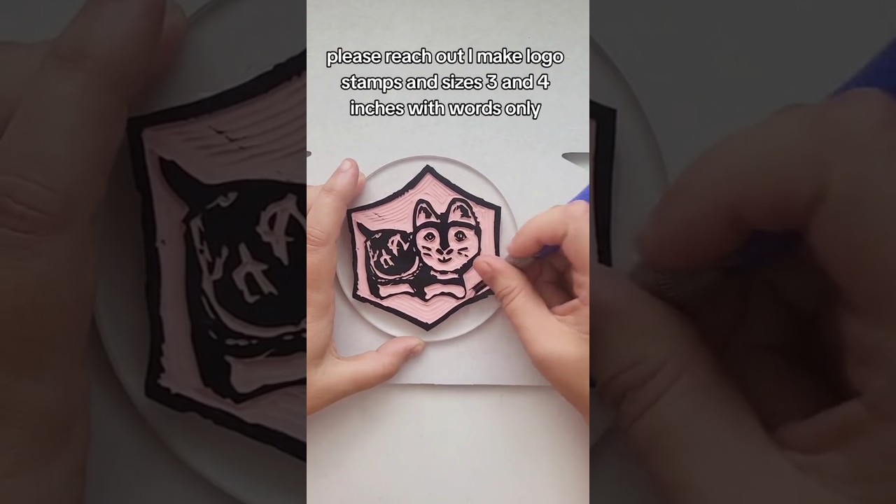 The gift of a custom stamp ♡ 