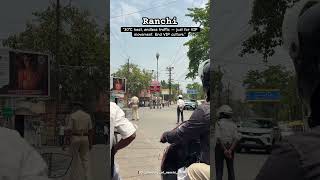 30°C heat, endless traffic — just for VIP movement. End VIP culture. #vip #youtube #ranchi #fyp