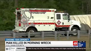 One dead following wreck on I-65 in Cullman Co.