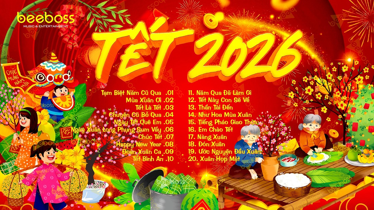 Nhạc Tết 2026 Remix - Mở To Đón Tết 2026 Cả Năm Phát Tài - Tạm Biệt Năm Cũ Qua Chào Mừng Năm Mới Đến