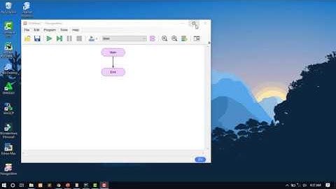 cara membuat flowchart dan mengubah ke bahasa python