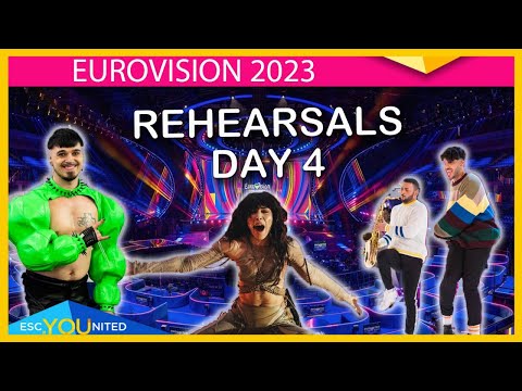 Eurovision 2023 Rehearsals - Day 4 Round-Up Live Stream