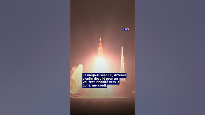 Retour sur la Lune : décollage réussi pour la fusée Artémis !