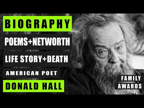 Video: Donald Hall Net Worth