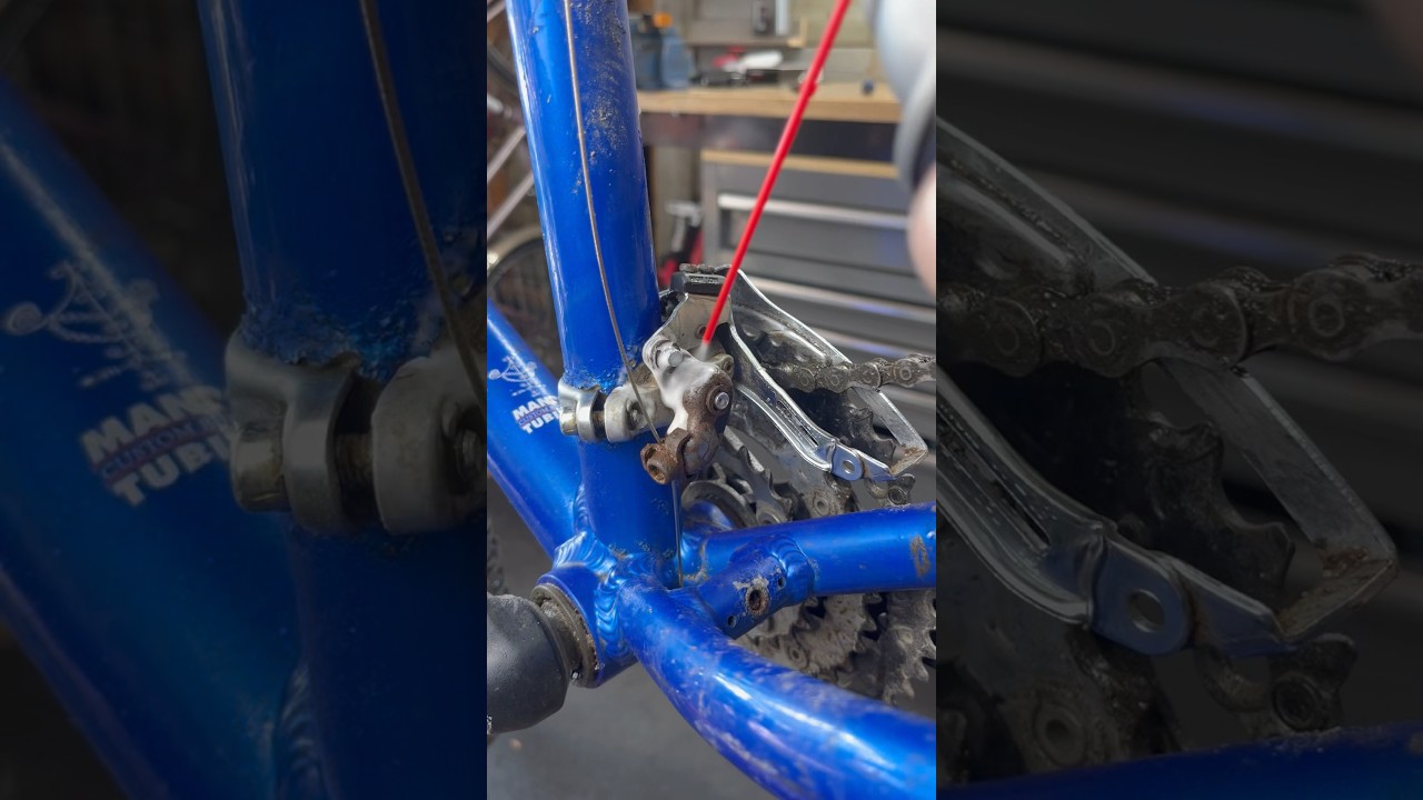 Bringing seized front derailleur back to life!