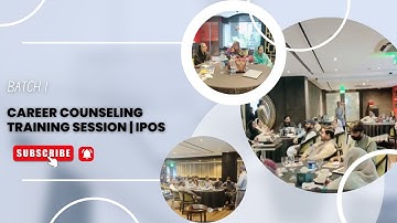 Career Counseling Training Session | IPOs Batch 1