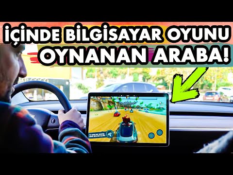 Tesla’nın En Son Çıkan Arabası Model Y | İçinde Oyun Oynanıyor!