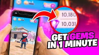 How To Get GEMS in Clumsy Ninja FAST 2021 (iOS & Android) Clumsy Ninja Gem Glitch! screenshot 2