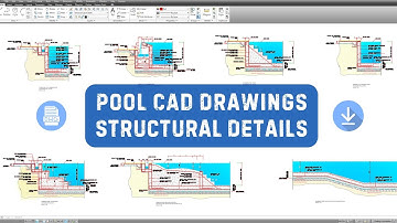 Swimming Pool Collection of CAD detailed drawings