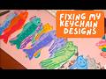 making keychains that pop — a chatty day in my studio