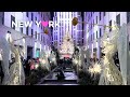 [4K]🇺🇸NYC Christmas Walk🎄5th Ave/59th St to Rockefeller Center🌟Dinner at Armani Ristorante🍝Dec, 2021