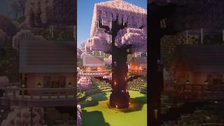 Minecraft Easy Cherry Tree House Build 🌸 #minecraft