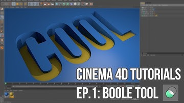 Cinema 4D Tutorial | Boole Tool