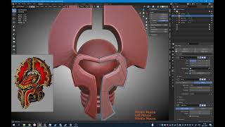 Learn Blender 3D part 4: How make Khorne Helmet bits for 3D printing (Warhammer 40k)