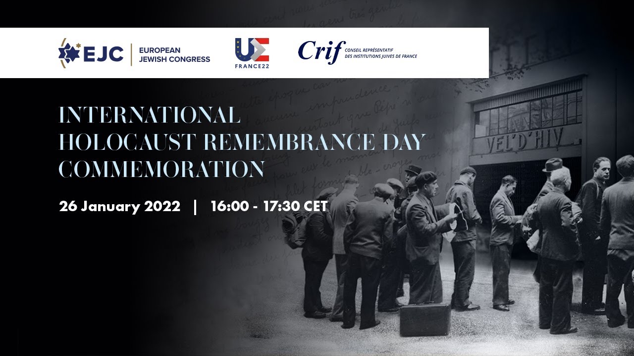 International Holocaust Remembrance Day commemoration 2022 - YouTube