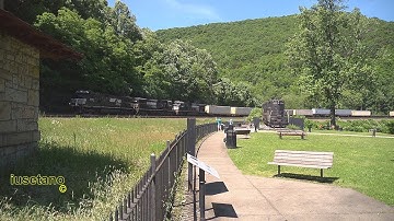 (13) NS 21E @ Horseshoe Curve  June 12 2018