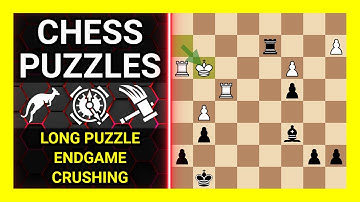 Chess Puzzles to Practice. Themes: Long puzzle, Endgame, Crushing. Learn Chess