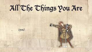 All The Things You Are - medieval cover