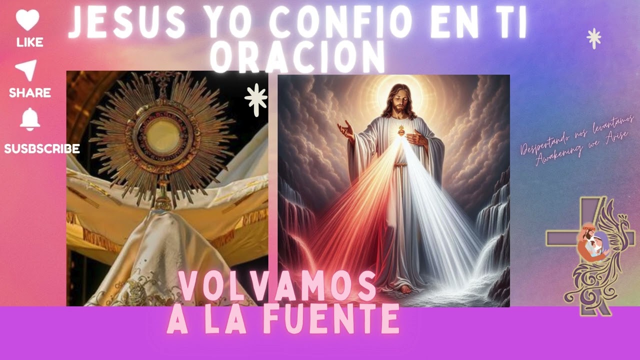 Jesus yo confio en ti Oracion