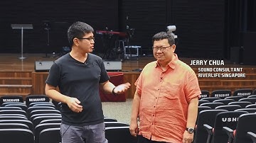 Installation project RiverLife Church Singapore Nexo Geo M10 System.