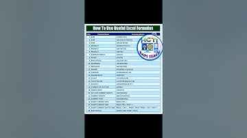 Useful Excel Formula #viral #viralvideo #shortvideo #exceltech #exceltips #exceltricks #excelworld