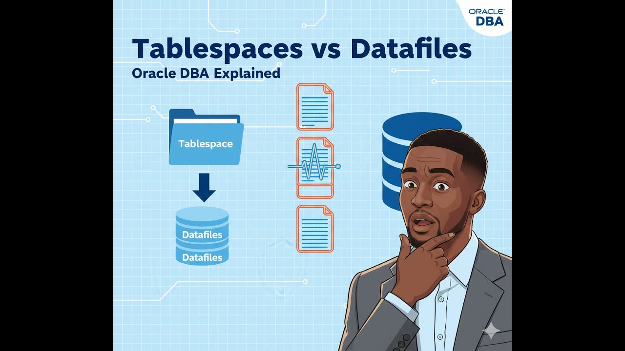 Oracle Tablespaces & Datafiles Explained | Day 8 of 100-Day Oracle DBA ...
