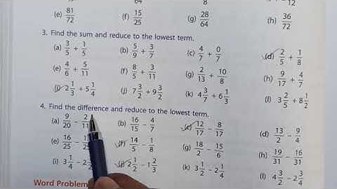 Class-4: Maths: Chapter-8: Fractions (Part 2 of 2)