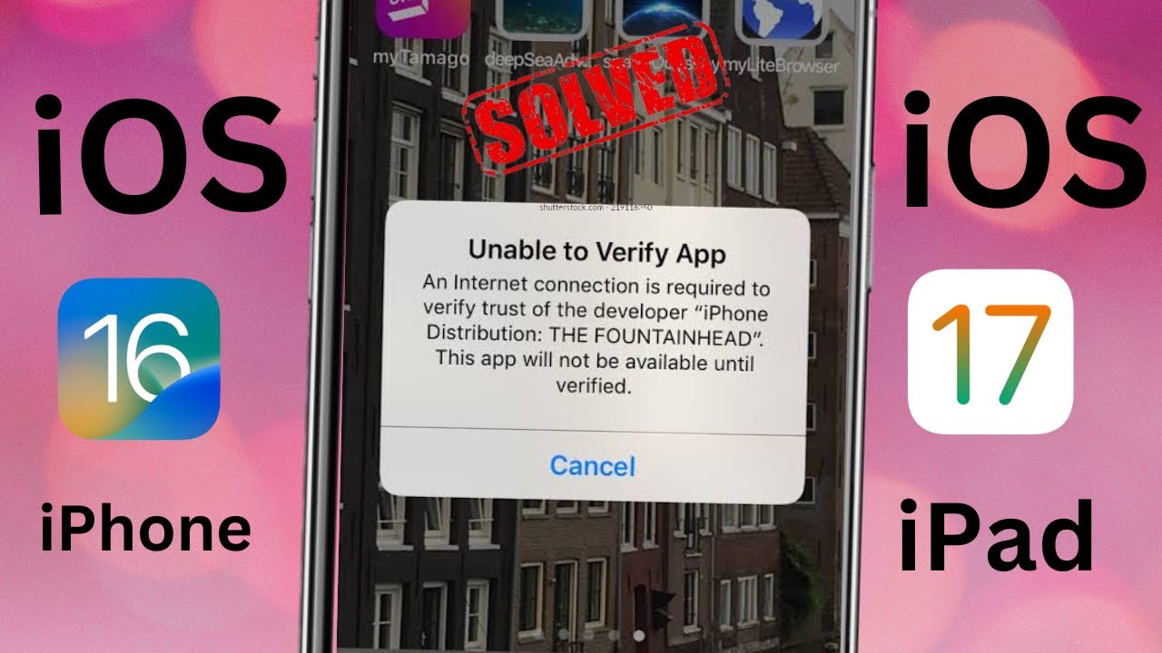 How to Fix Unable to Verify App Distribution | iPhone - YouTube