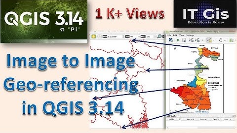 Image to Image Geo-referencing in QGIS 3.14 || Georeferencing/Rectification in QGIS || IT GIS