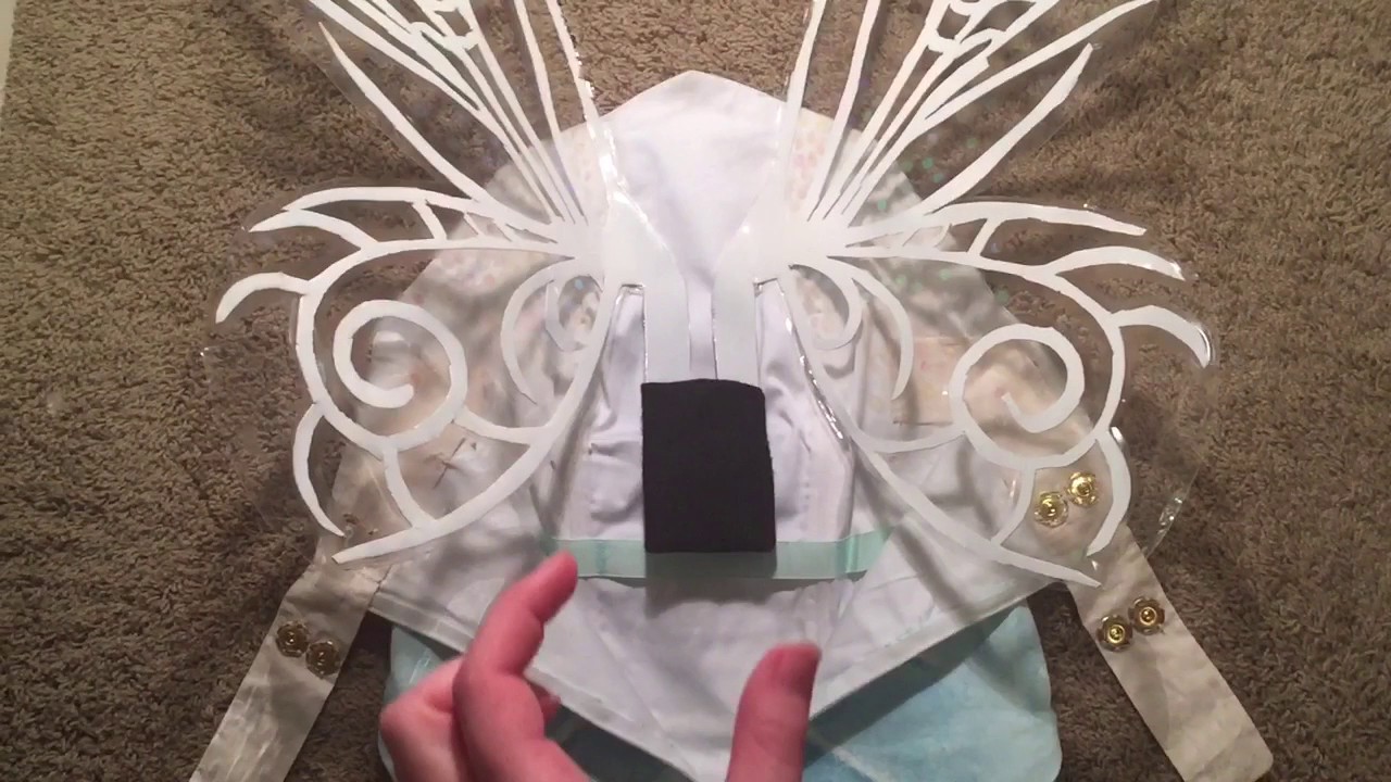 Invisibly Attaching Fairy Wings to a Strapless Top