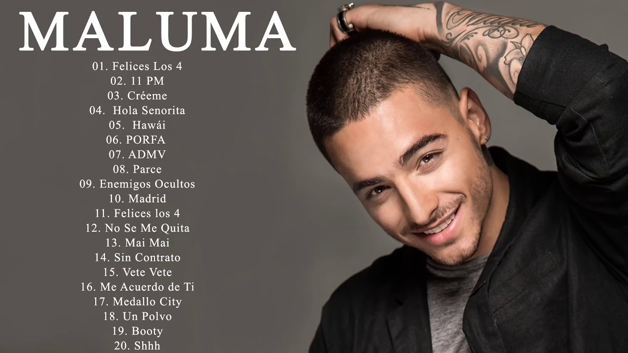 maluma tour song list