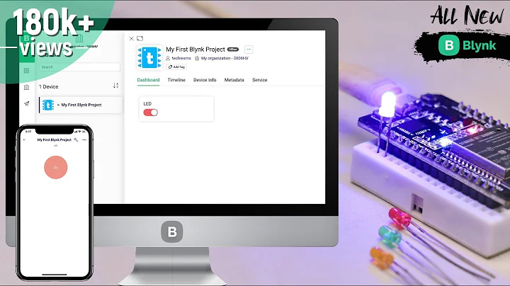 Making your first project on New Blynk 2.0⚡️