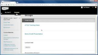 SacCT - How Can I Join a Group