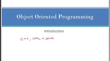 Introduction to Object Oriented Paradigm