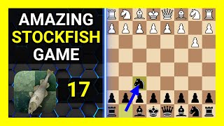 Amazing Stockfish 17 Chess Game, Nimzo-Larsen Attack, Indian Variation