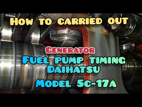 how to carry out generator fuel pump timing. #educationalvlog #marineengineer