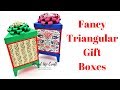 Fancy Triangular Gift Boxes | Triangle Gift Boxes