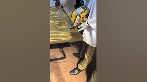 Shocking Speed: How Many Gold Bars We Tested in Minutes with This XRF Machine!