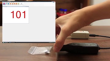 Geiger Müller sensor measuring radio activity