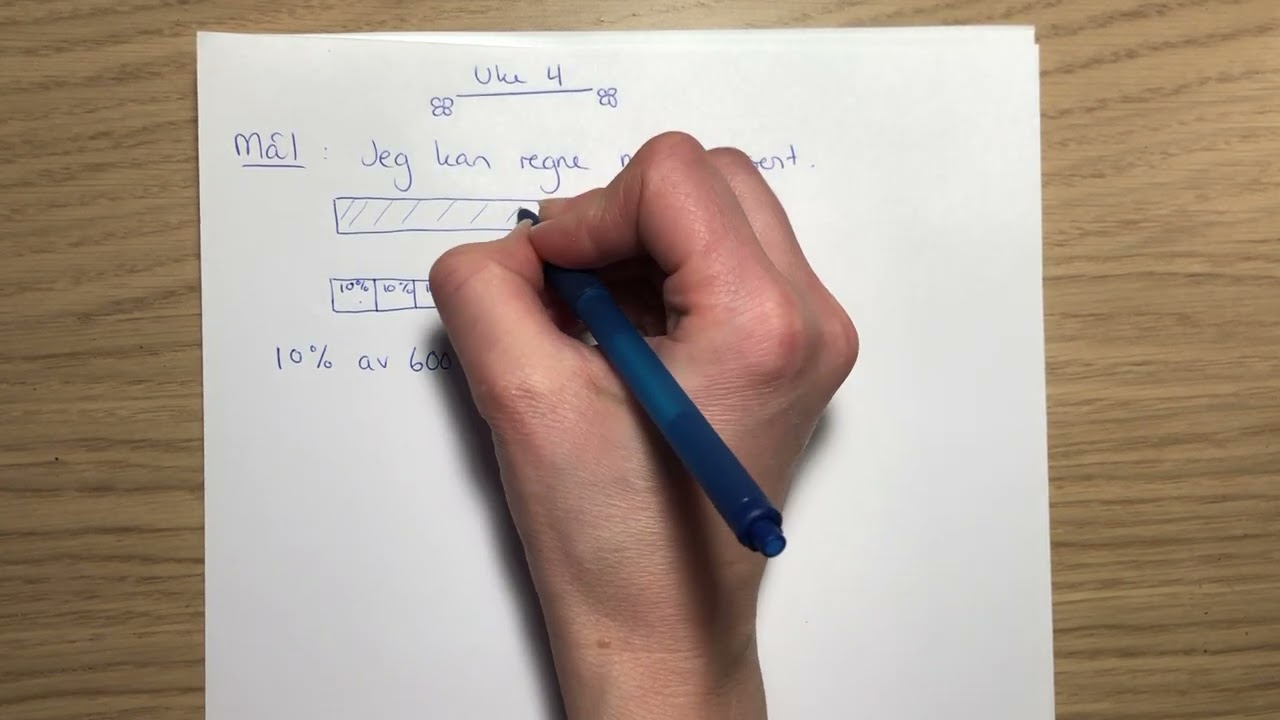 Læringsfilm 2 uke 4: gå veien om 10%