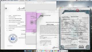How to Apostille a New York City Birth Certificate with an exemplification letter