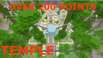 GLIDE SCORE ATTACK - OVER 200 POINTS TEMPLE - MINECRAFT XBOX ONE