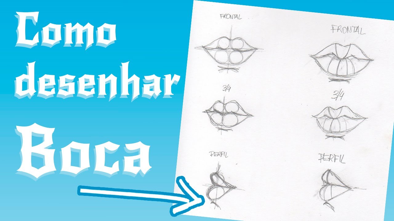 20 ideias de Bocas  desenhar lábios, desenhos boca, técnicas de