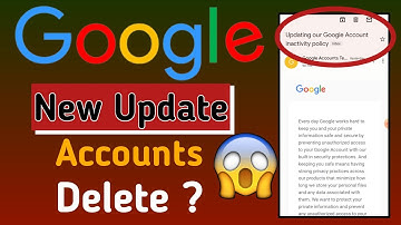 Updating Our Google Account Inactivity Policy / Google Inactive Account Manager