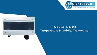 Rotronic HF 532 | Hygroflex | HVAC Transmitter | Instrukart