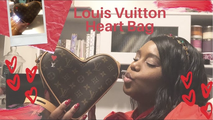 What fits in my LV heart bag 🥰 #lv #lvheartbag #lvlover